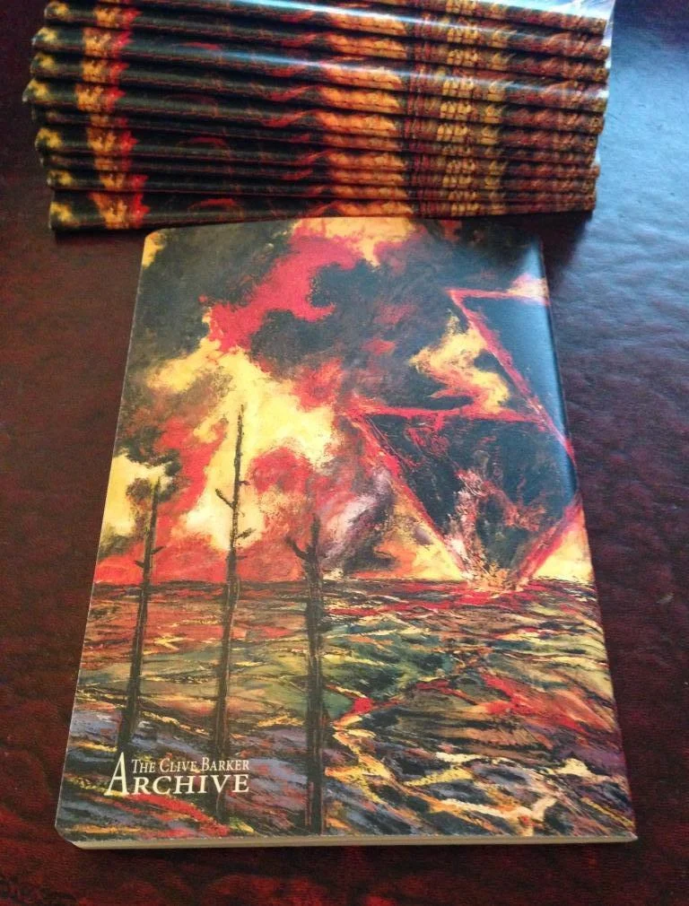 Clive Barker notebook: The Stormwalker's Approach (back)