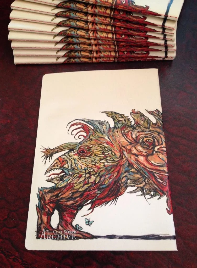 Clive Barker art notebook - Beast of Beasts (back)