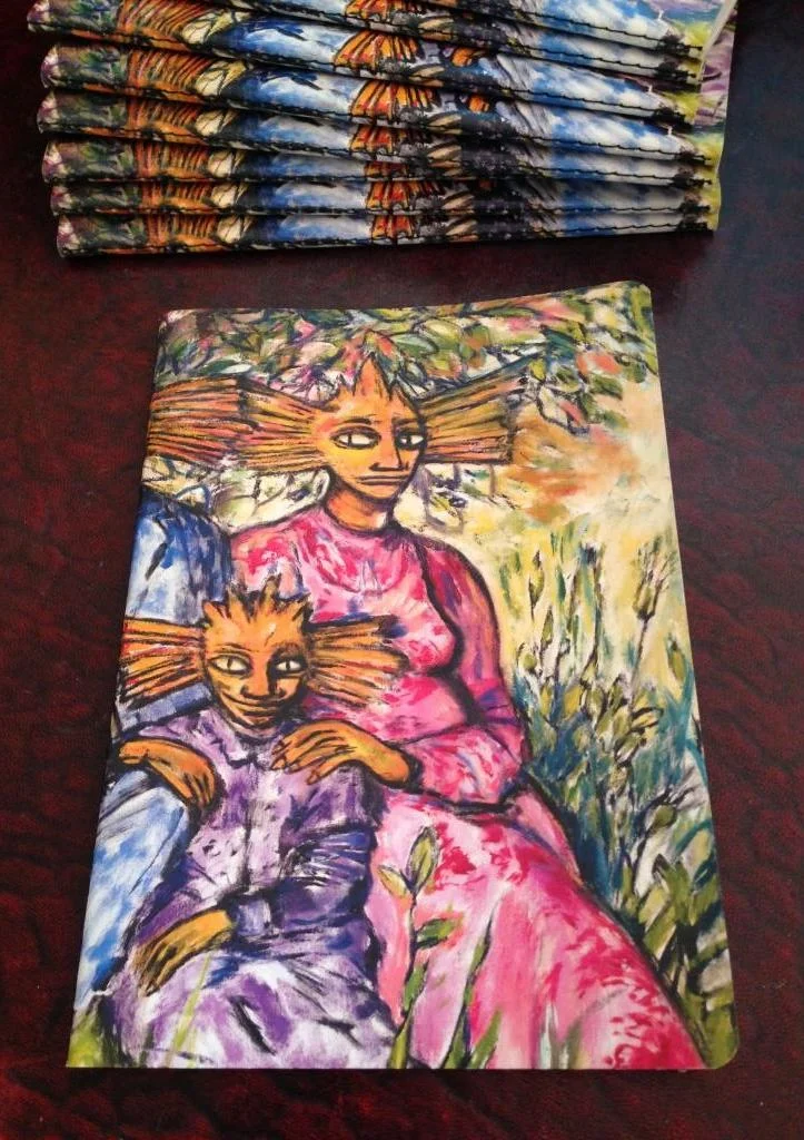 Clive Barker art notebook - Malingo's Family Portrait