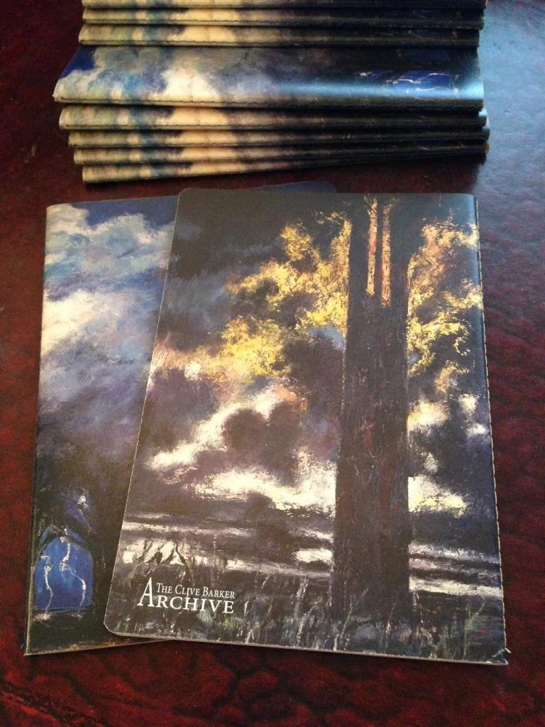 Clive Barker art notebook - The Needle Tower (back) (Copy)