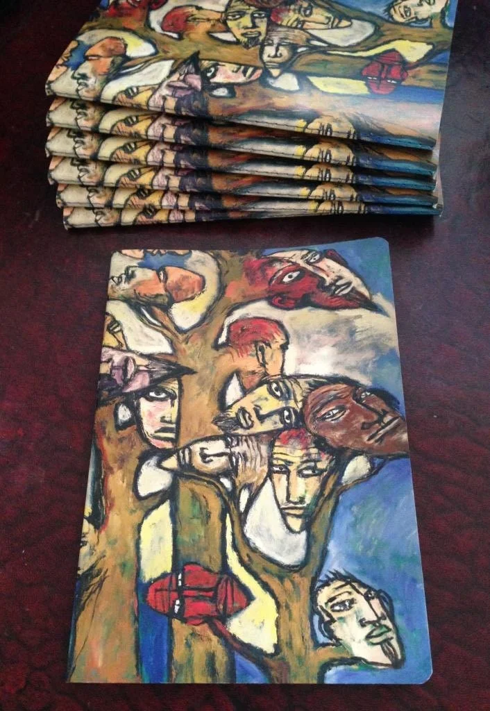 Clive Barker art notebook - Tree of Faces (Copy)