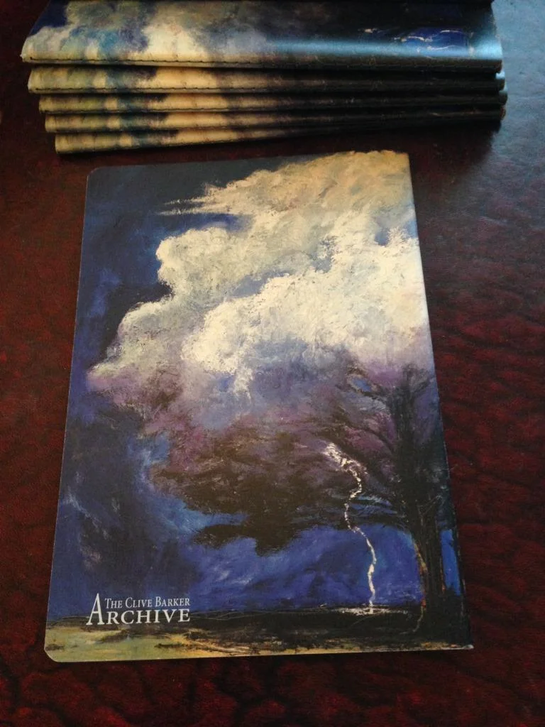 Clive Barker art notebook - The Lightning Tree (back) (Copy)