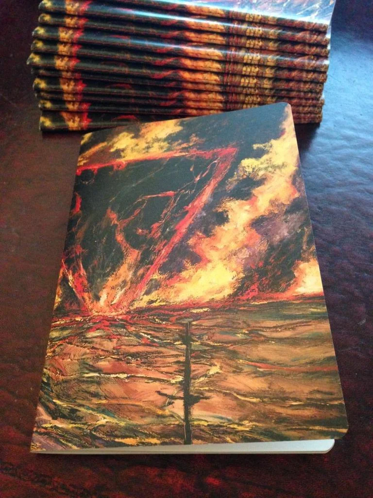 Clive Barker art notebook - The Stormwalker's Approach (Copy)