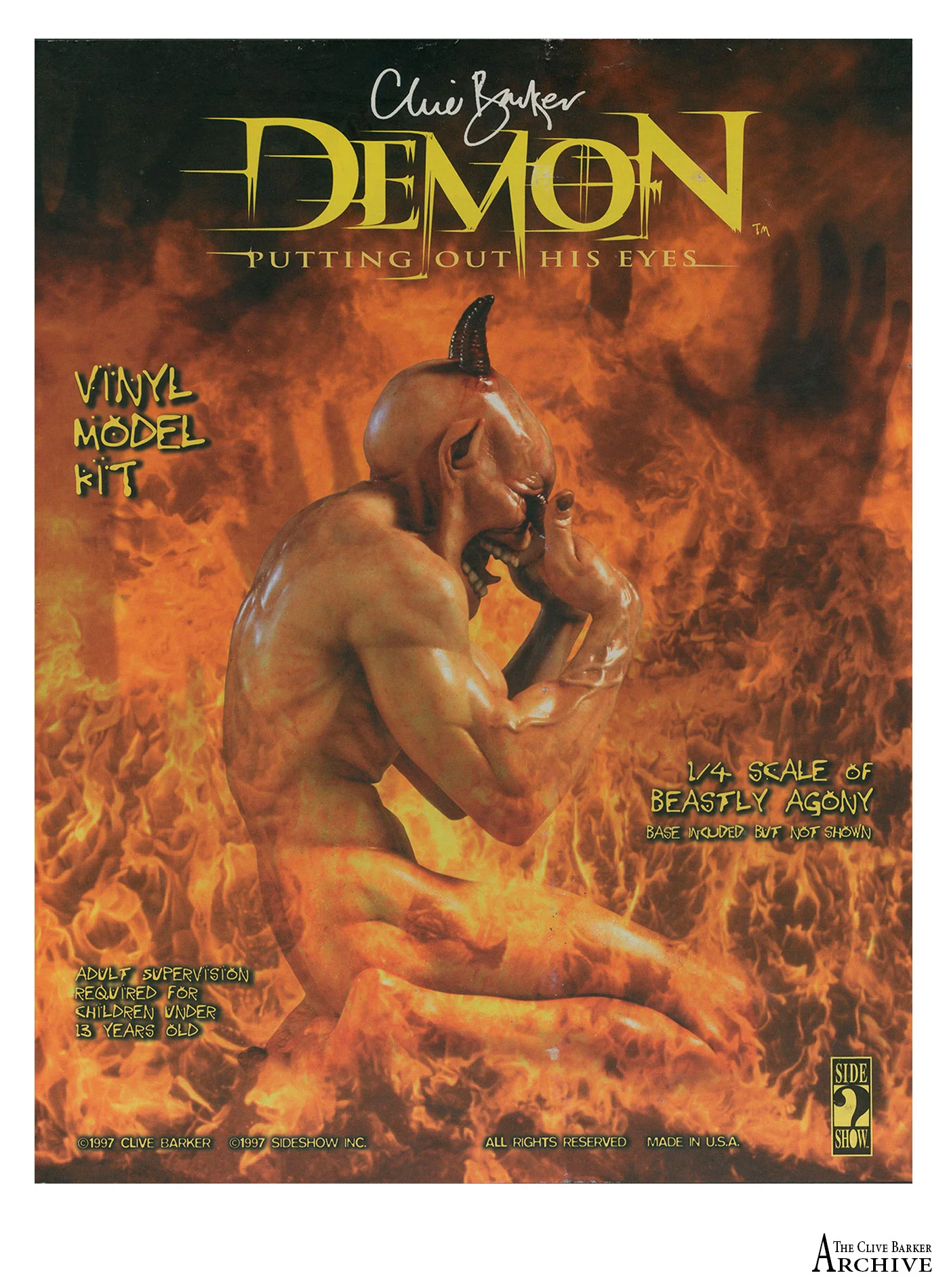 Demon Putting Out His Eyes