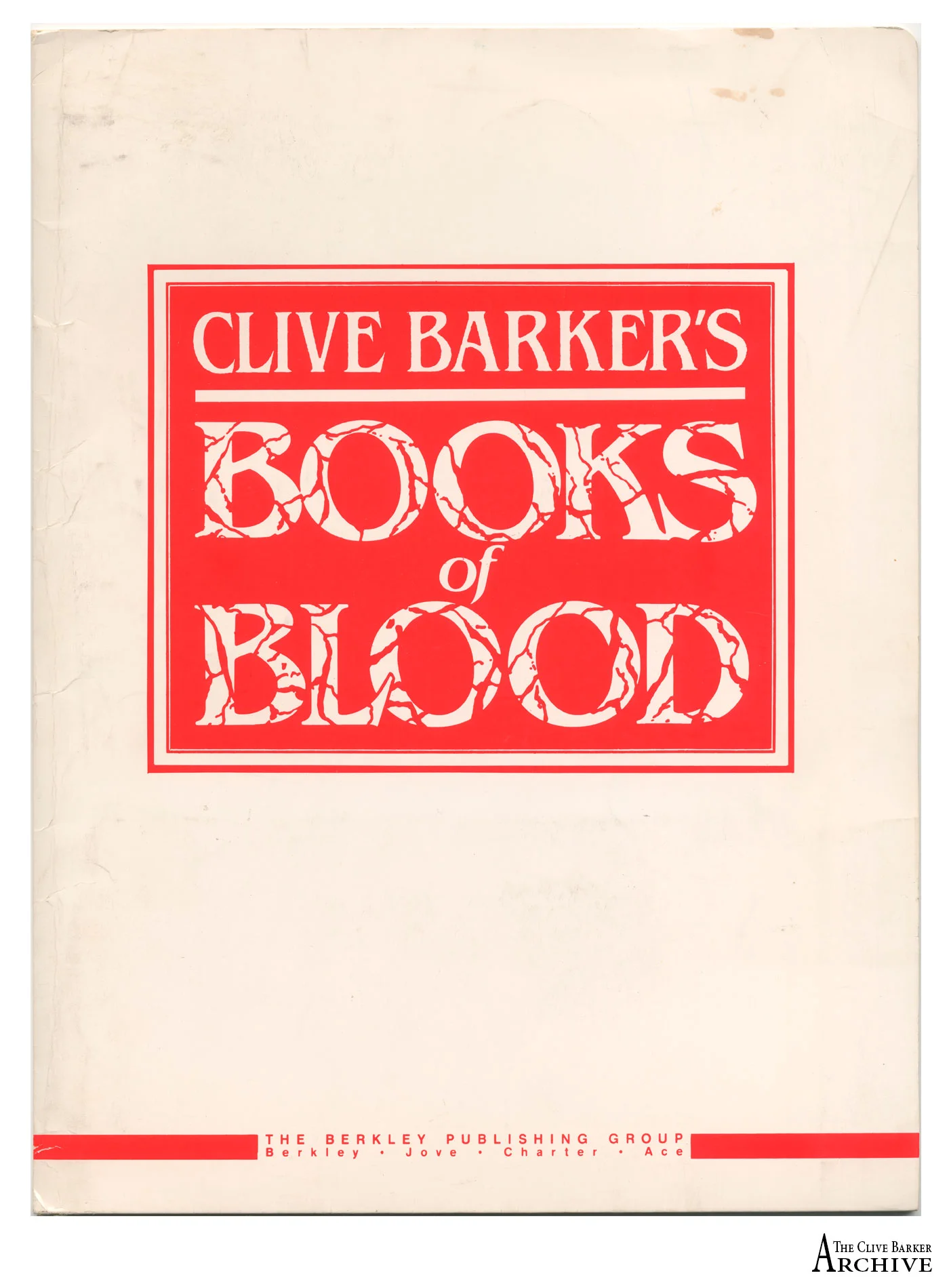 Books of Blood - Press Kit