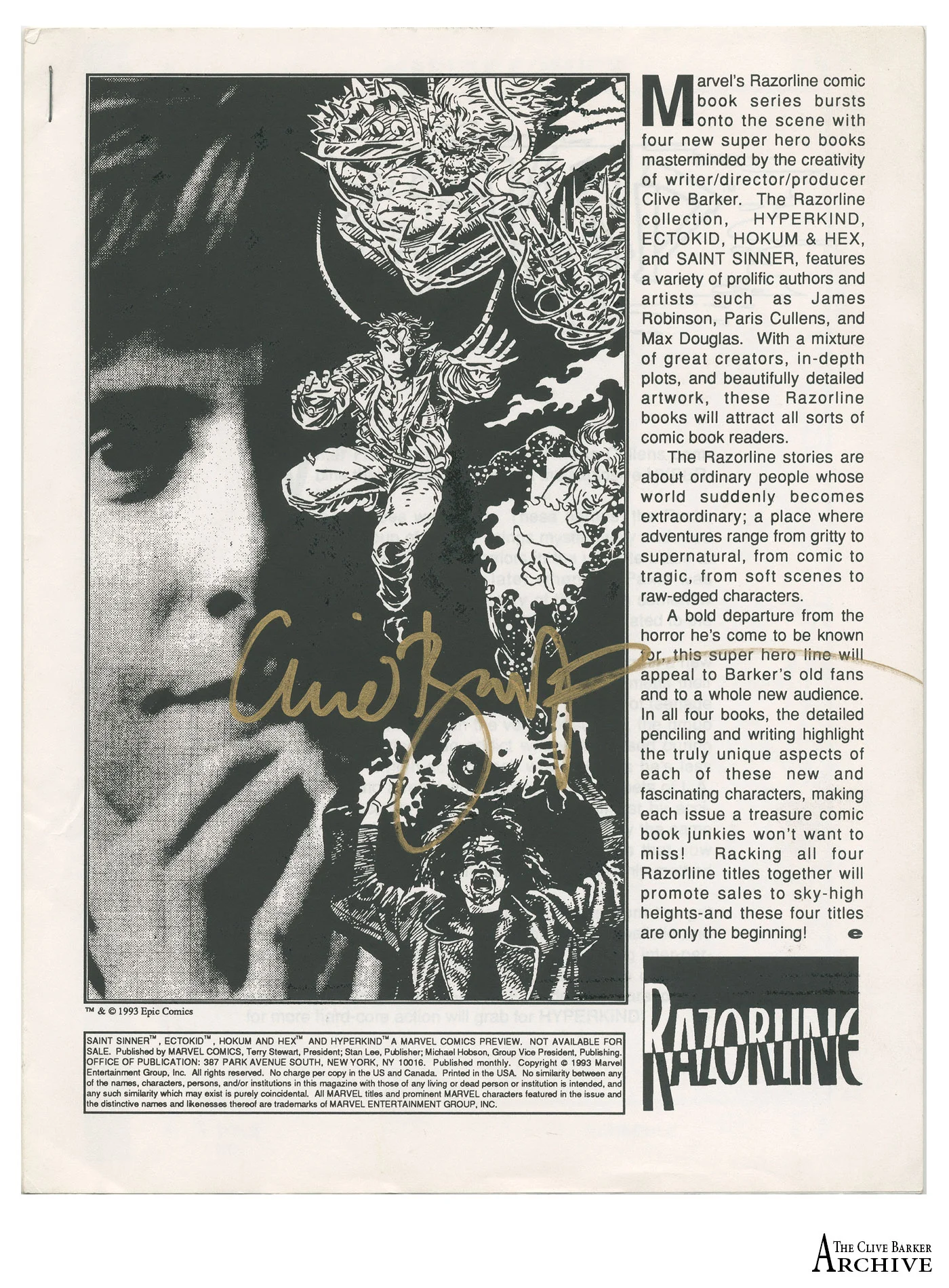 Razorline - Promotional Material