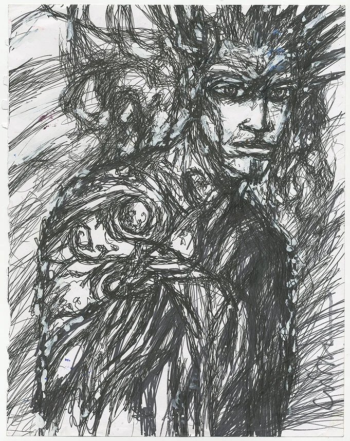 Studio Drawing A009 The Clive Barker Archive