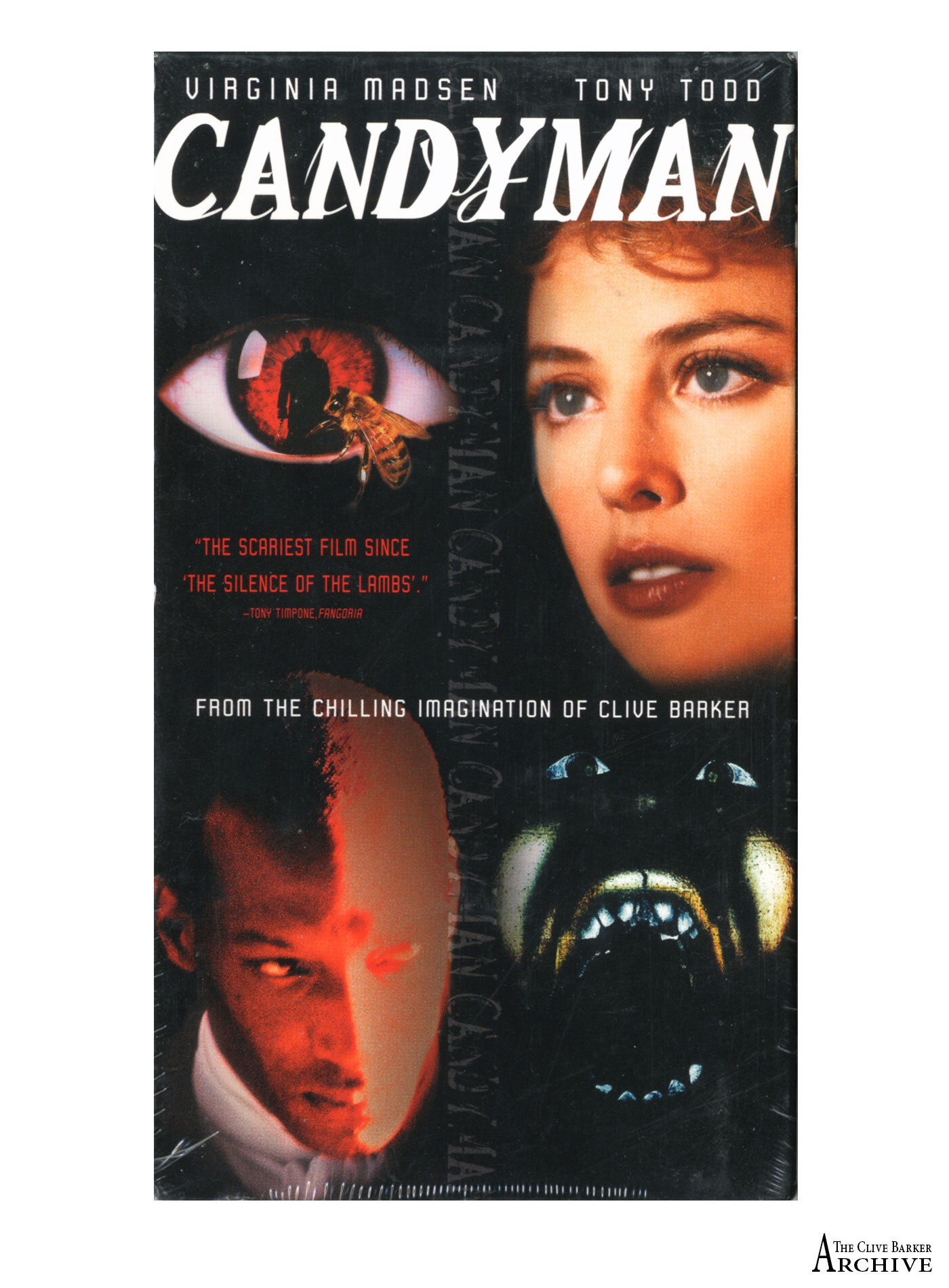 Tony Todd Candyman handdrawn horror film fan art portrait by