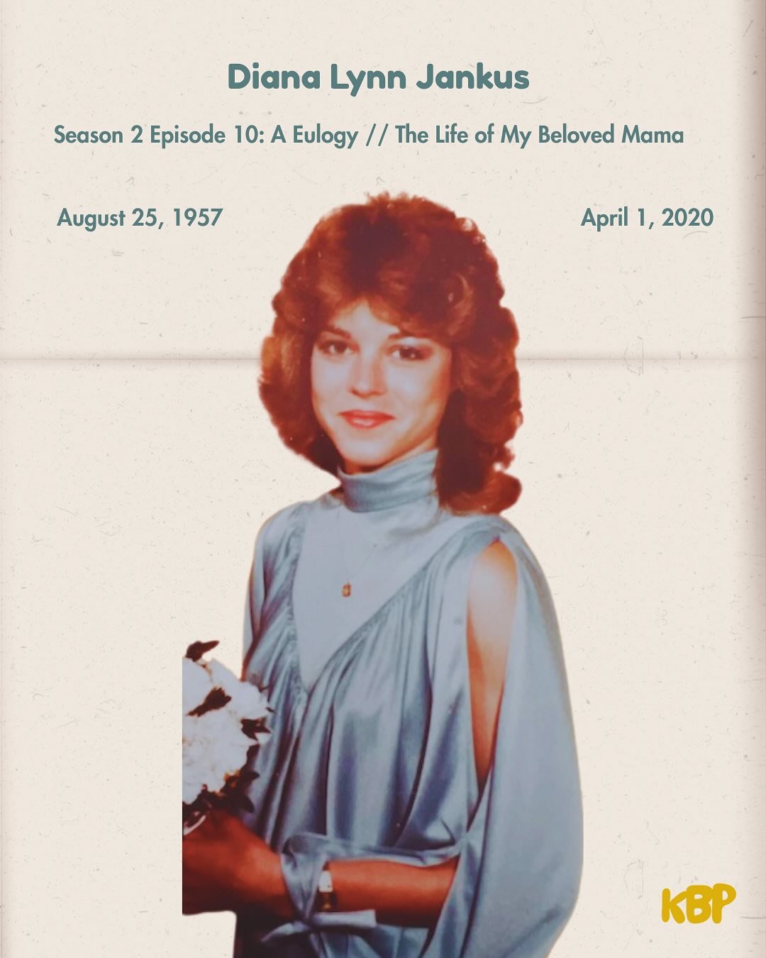 we didn&rsquo;t get to have a service for my mom (pandemic) 

I began writing her eulogy while I&rsquo;d toss &amp; turn in anticipatory grief, knowing she was dying. 

I felt stripped of the opportunity to honor her &amp; share her stories. 

my hop