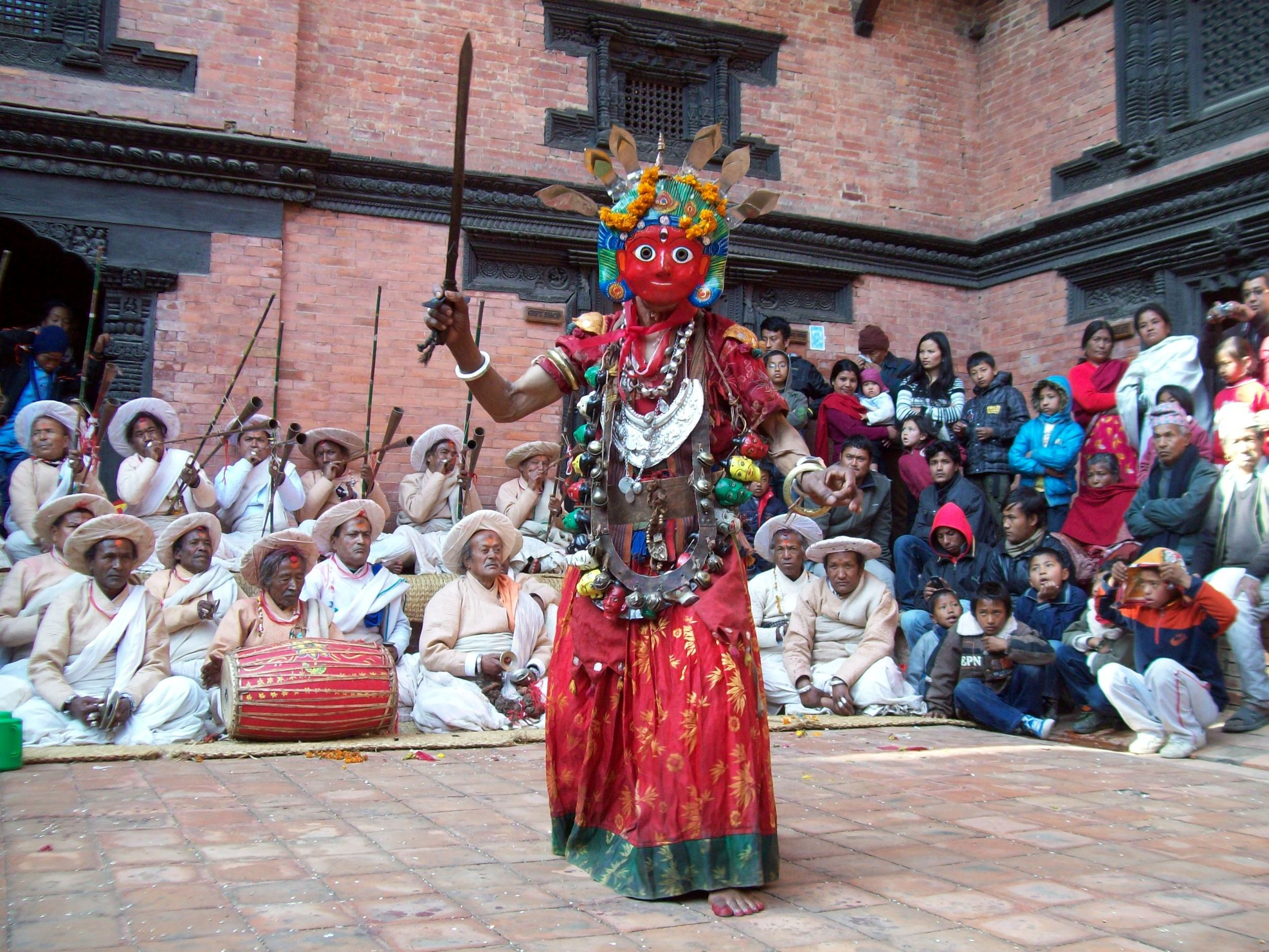 Festival in Patan Palace Courtyard