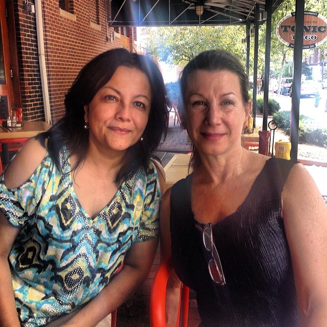 KCAC Dir. Sangeeta Thapa and FPAFA Pres. Maureen Drdak, Washington D.C. 2014