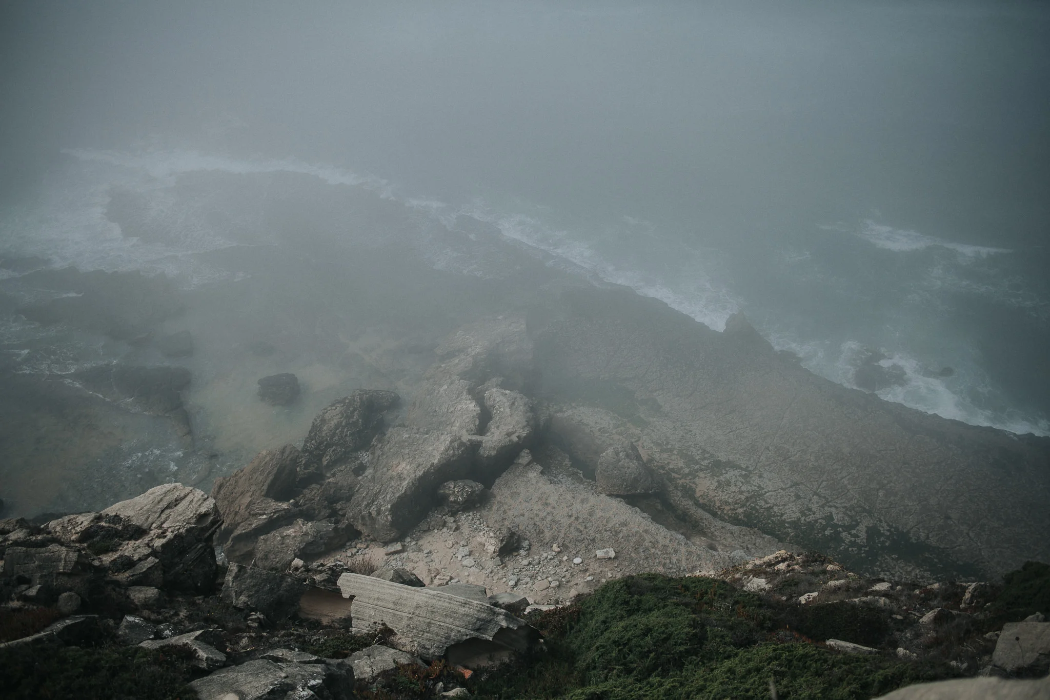 View from above on Praia da Aguda