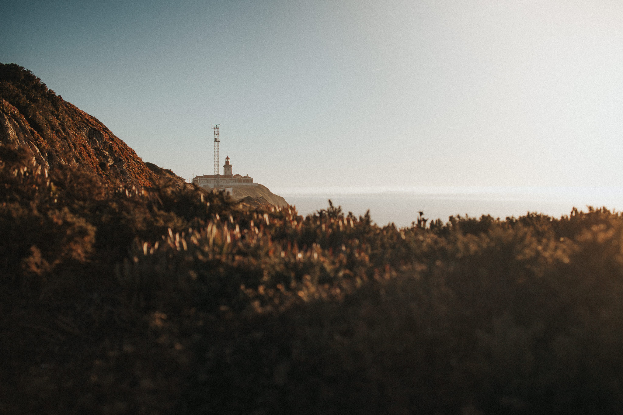 Lighthouse at Cabo da Roca during Golden Hour