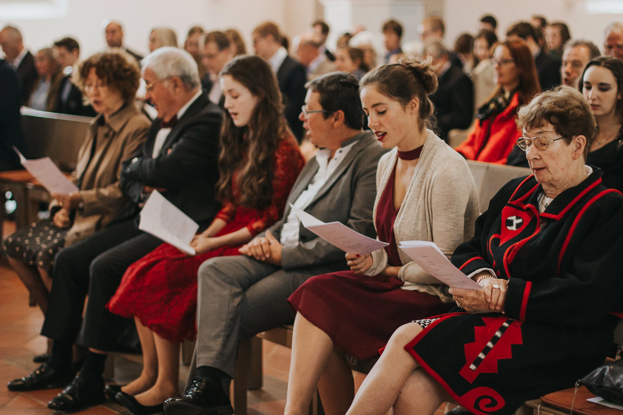 Singen in der Kirche