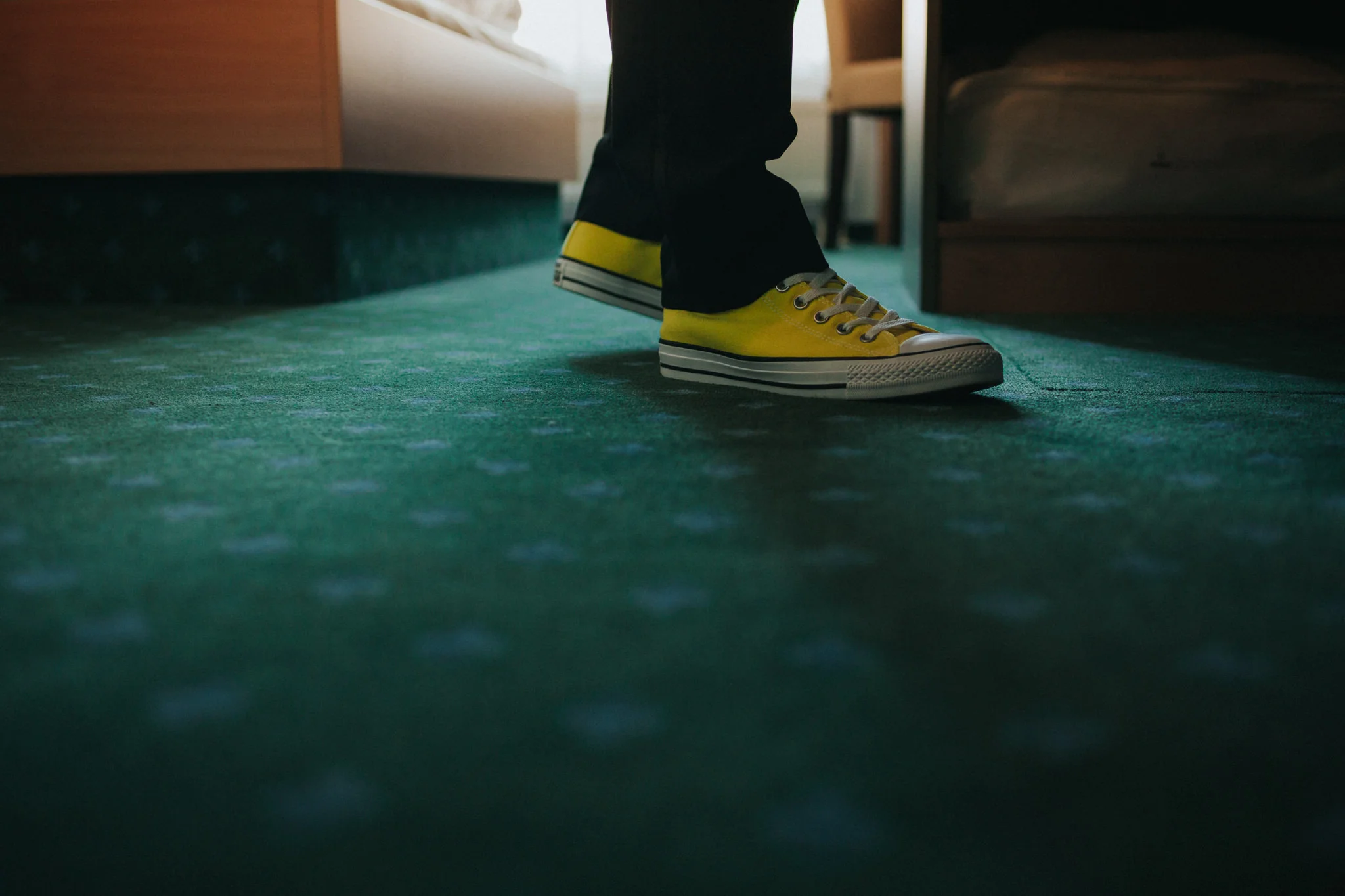 Gelbe Chucks