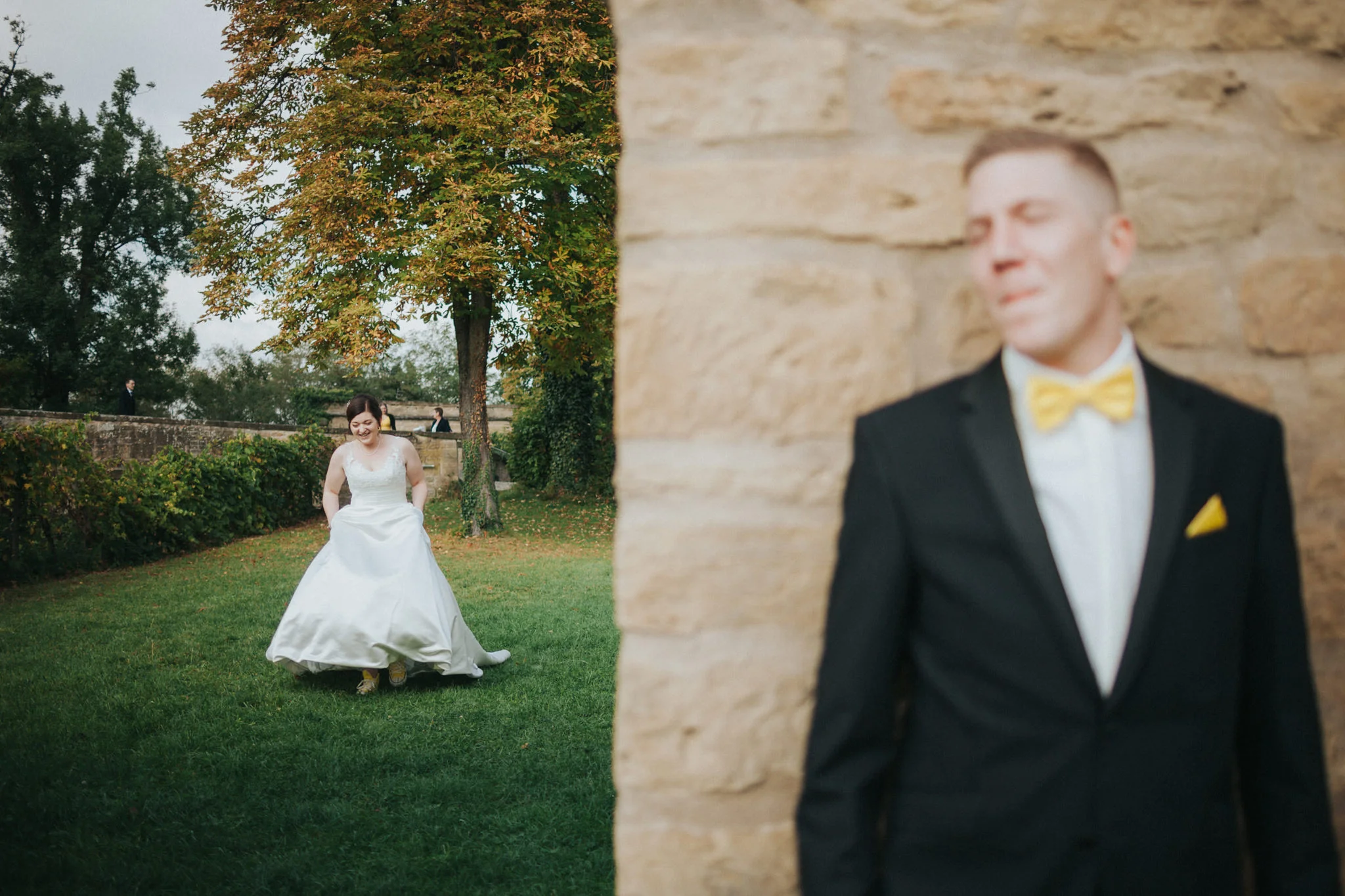 Firstlook von Braut und Bräutigam