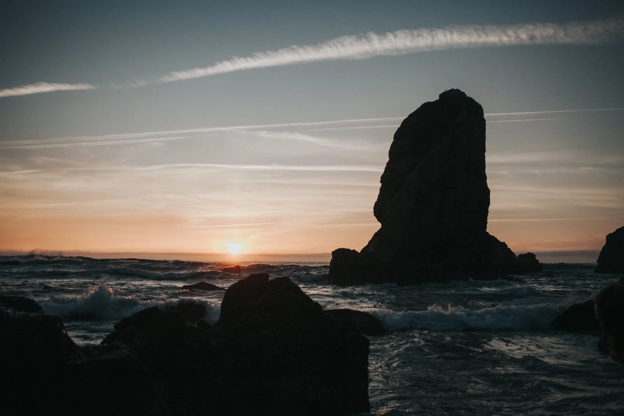 Sunset at Praia da Ursa