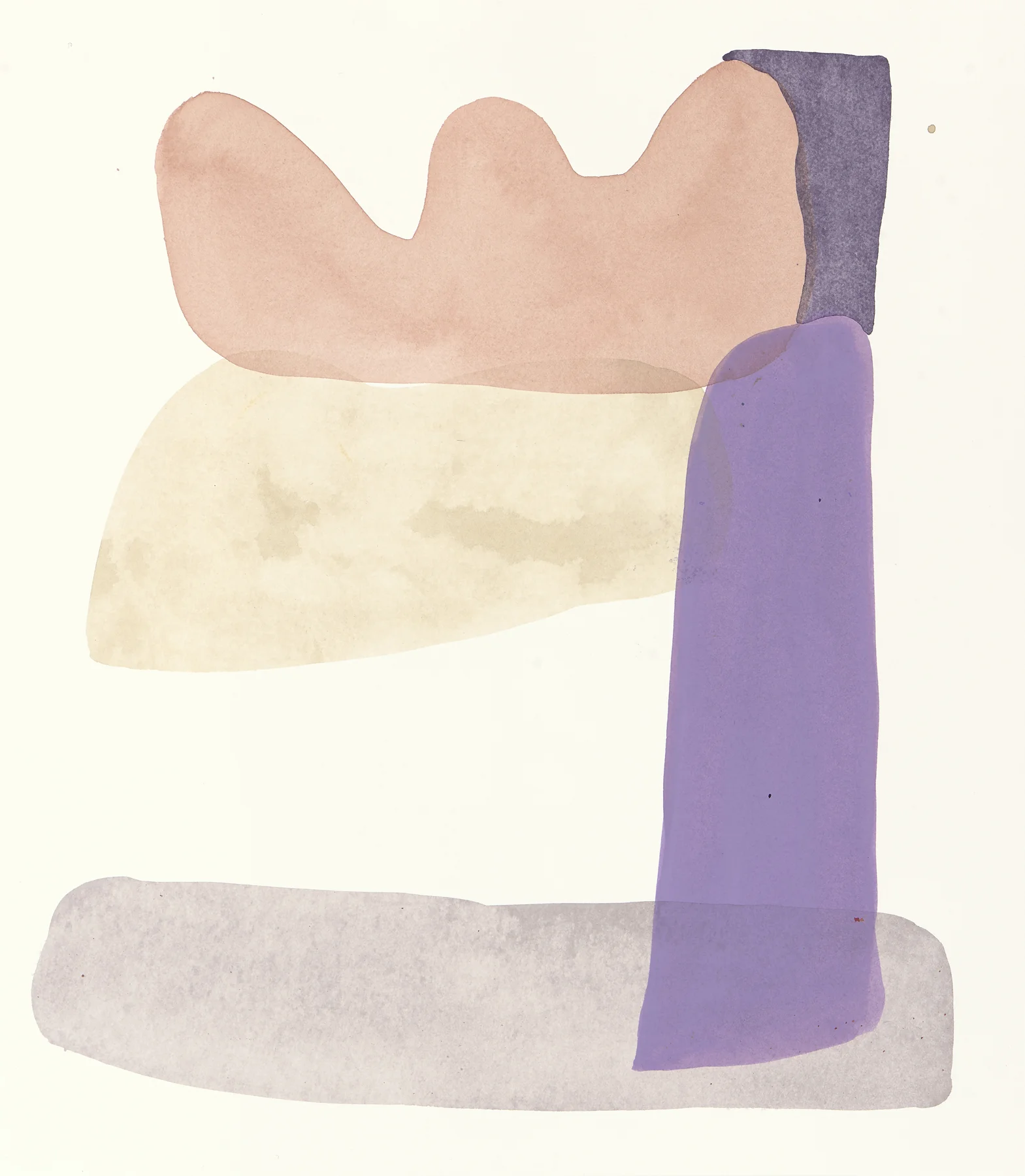 IB-1, 2018, mixed media on paper, 15 x 13"