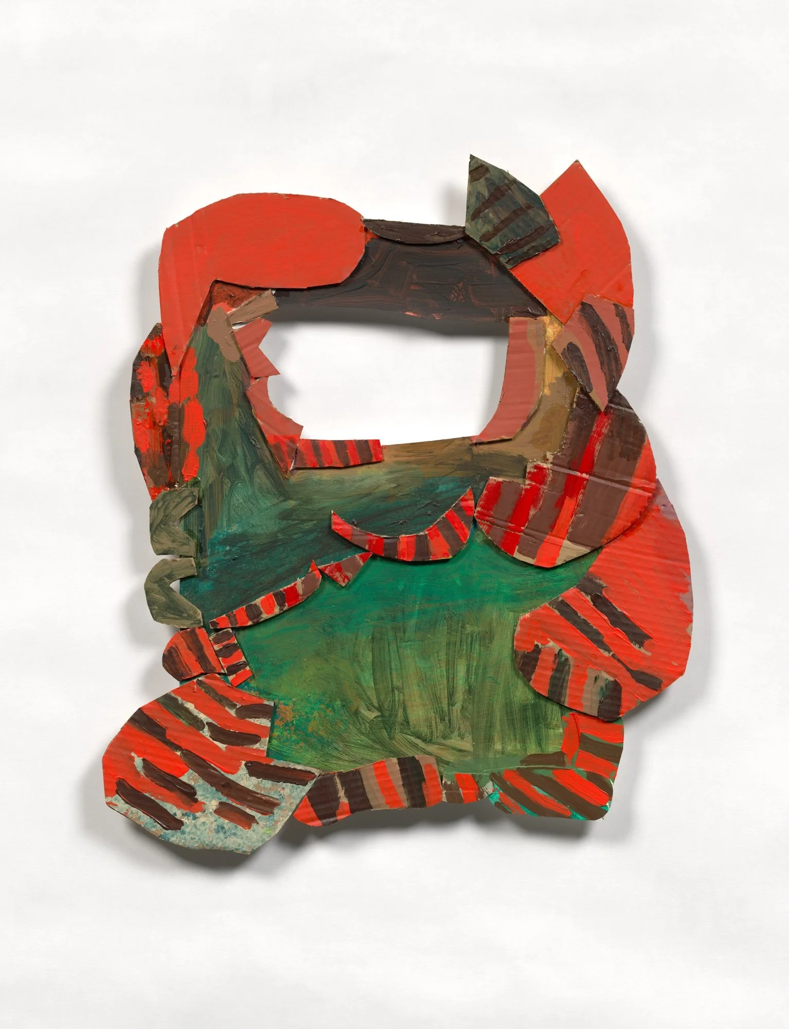 Micro Climates, 2025
Acrylic, gel medium, cardboard and collage on canvas, 28 x 26"
