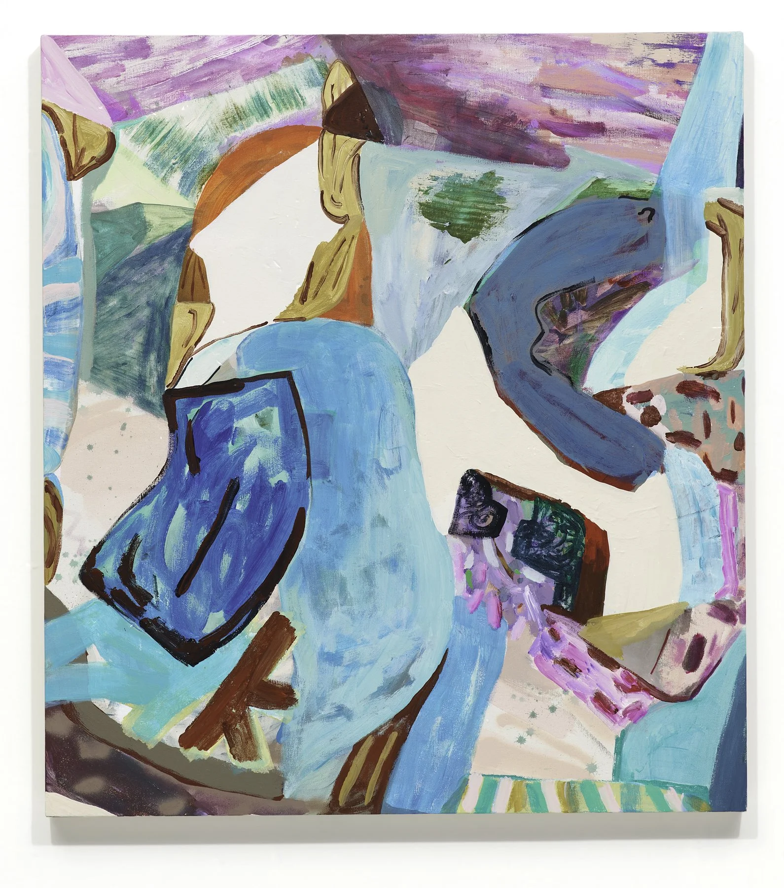 Slightly Cosmic B, 2026, acrylic on canvas, 40 x 36"