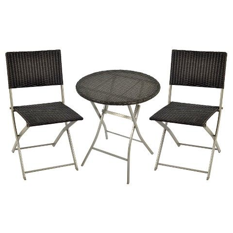 Threshold Wicker Bistro Patio Set