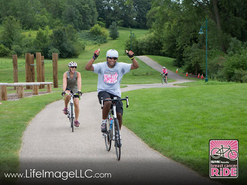   The Annual Breast Cancer Ride   is a 1-day bicycle ride, with multiple route options, that raises money and awareness for local breast cancer service organizations.  