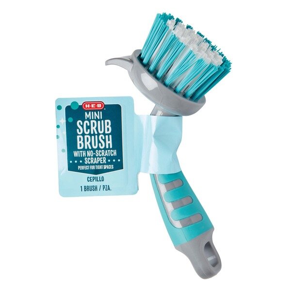 H-E-B Mini Scrub Brush with Scraper