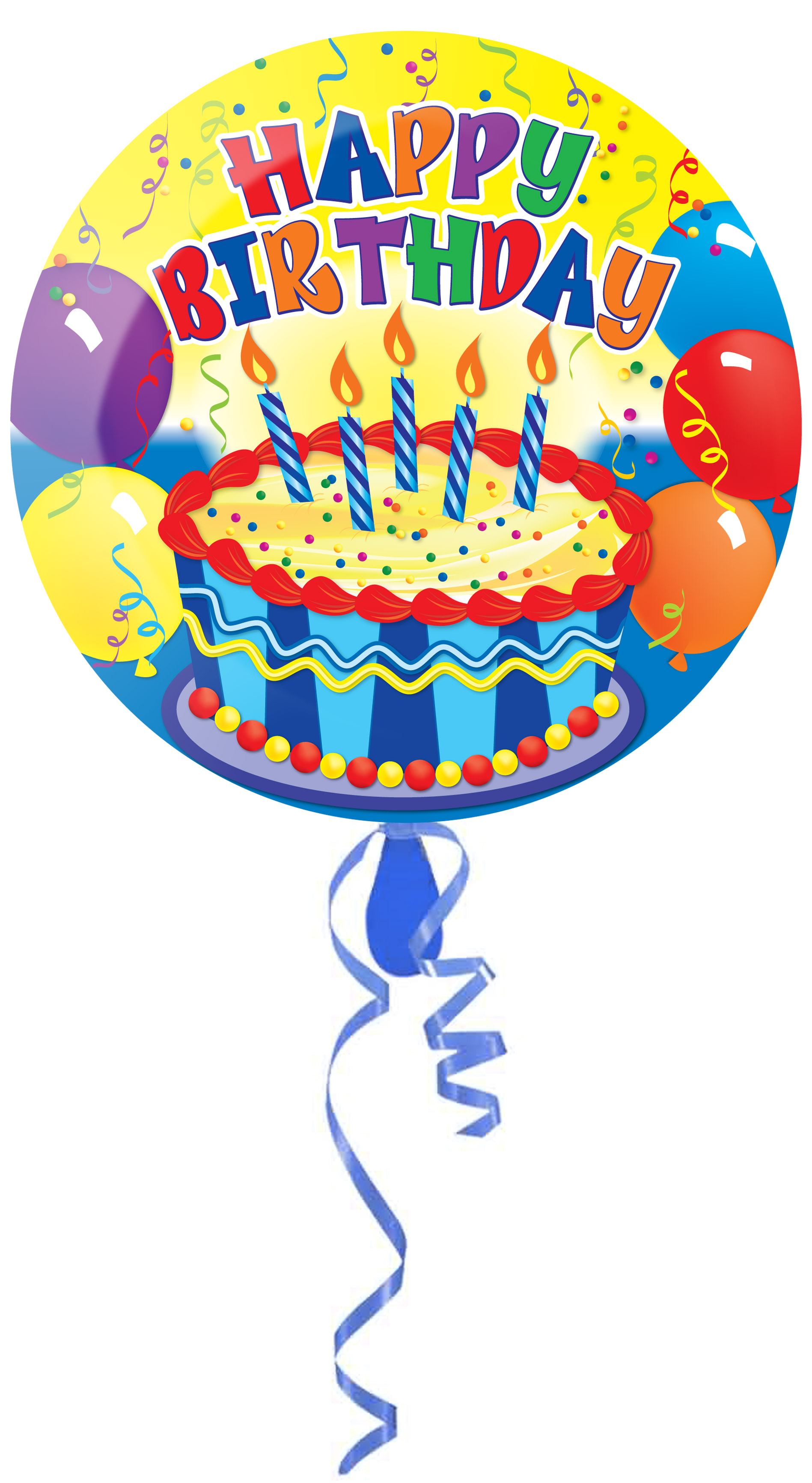 Happy Birthday Round Balloon