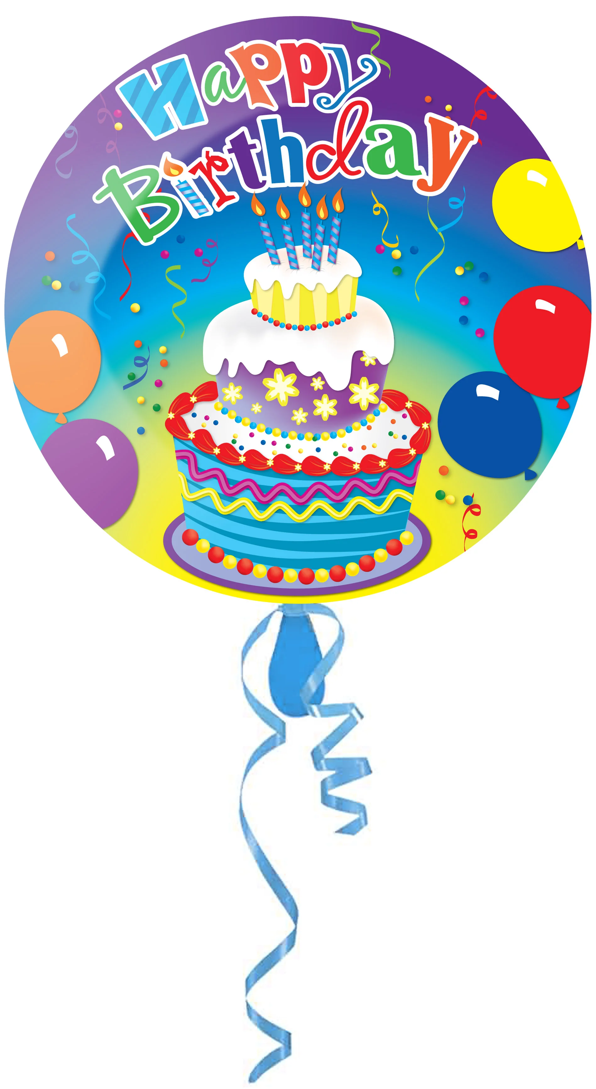 Happy Birthday Round Balloon