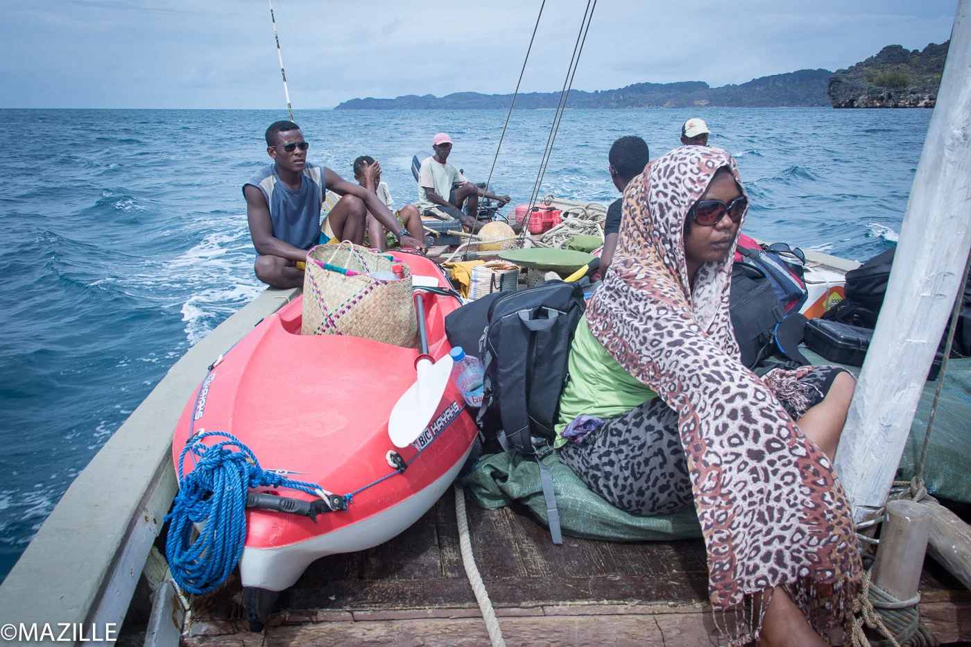 Traversée par l'entrée du canal du Mozambique
