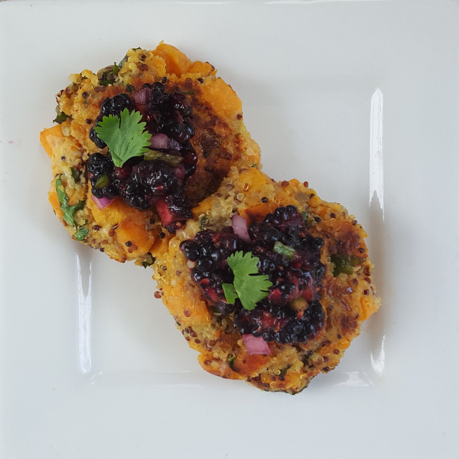 My favorite form of quinoa isn’t as a substitute for rice, it’s these quinoa patties!