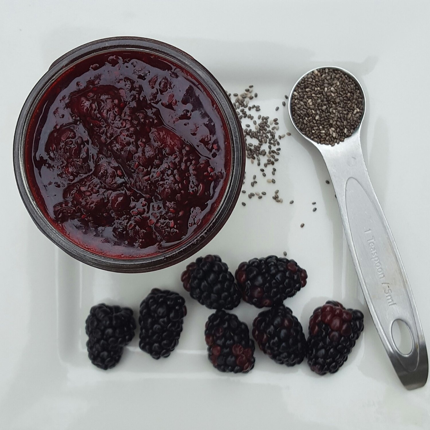 Voilá. Easy chia jam with any fruit. No need to buy store bought jam anymore!