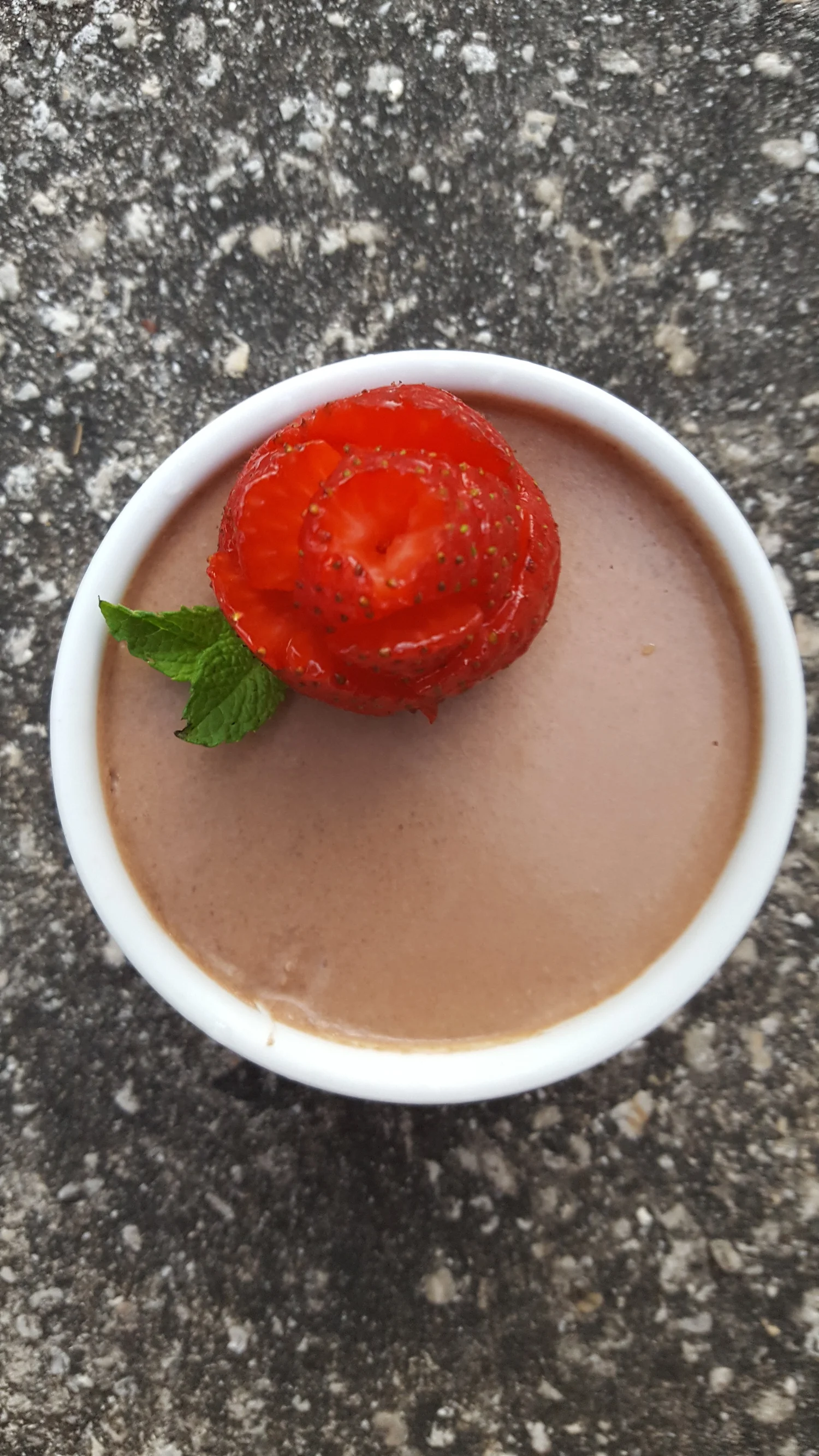 A recent birthday gift I made for someone - Vegan Chocolate Mousse