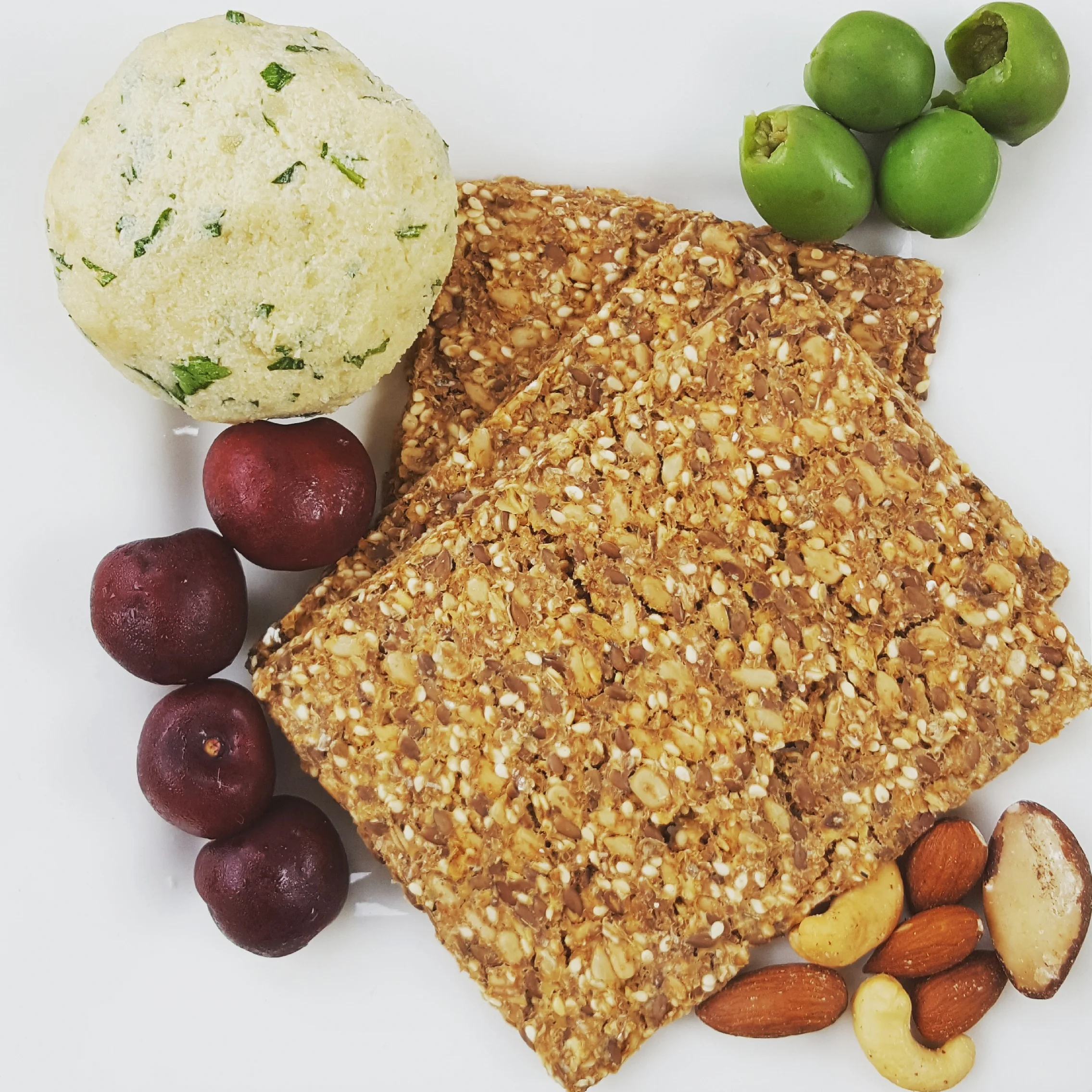 Pair with a nice cracker, a few pieces of fruit, and a few salty olives and you’ve got yourself a great “snack dinner”. Enjoy!