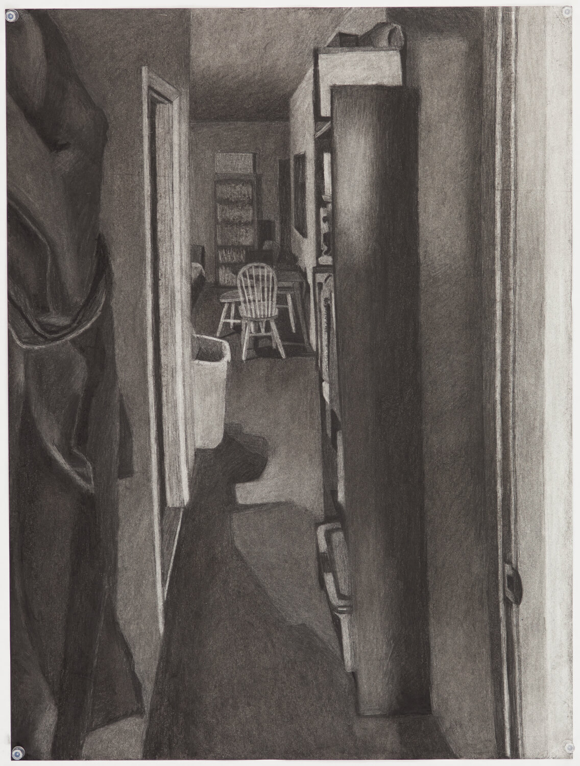 View of Hallway from Bedroom Door