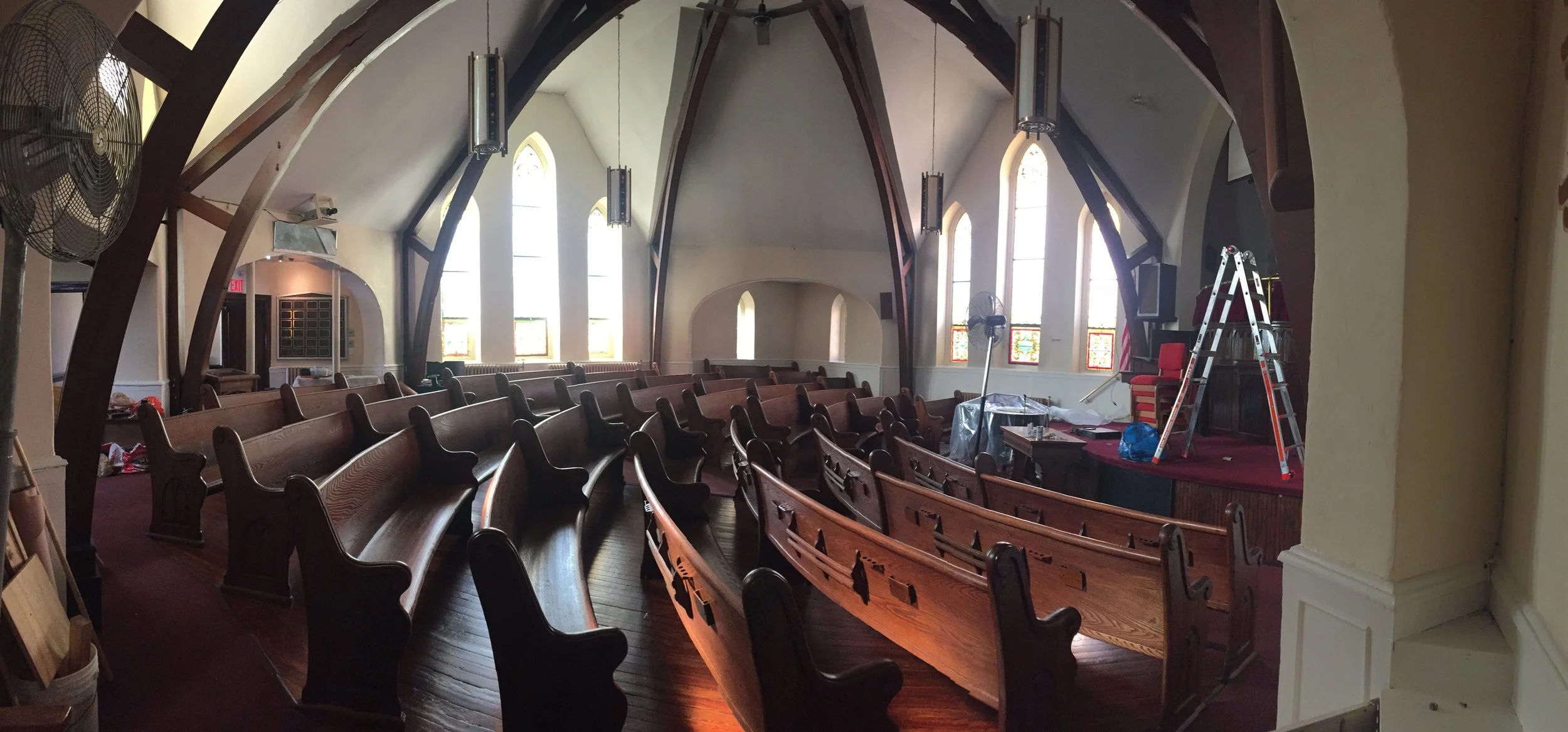 SANCTUARY UPDATE: WE WILL HAVE OUR WORSHIP SERVICE THIS SUNDAY IN THE SANCTUARY. 