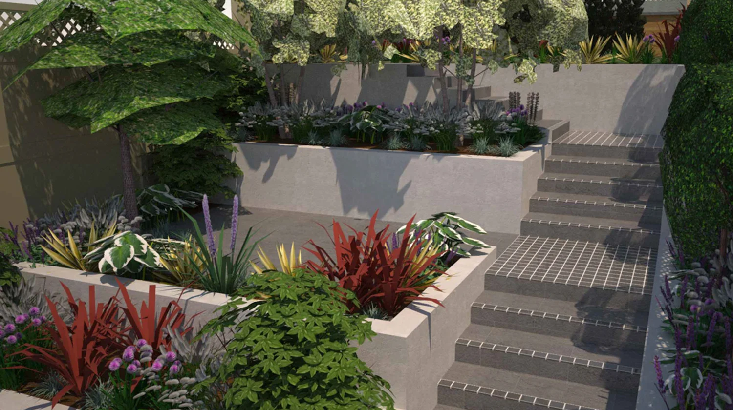 Brighton Terraced Garden