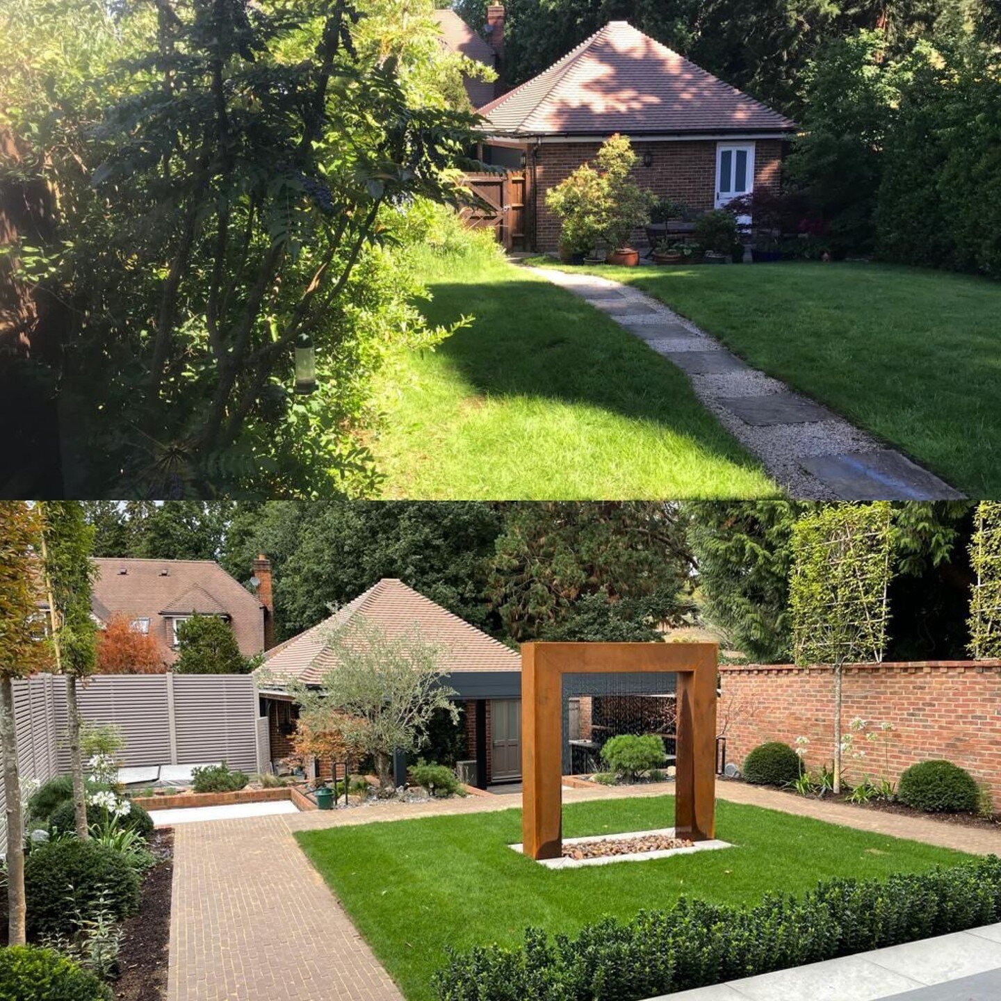 From this ➡️ to this!

What a transformation this garden has seen. More shots to follow but I couldn't resist showing off this one.😀

#landscaping #gardens #gardensofinstagram #JackDunckley #gardendesign #designer #planting #waterfeature #Sevenoaks 