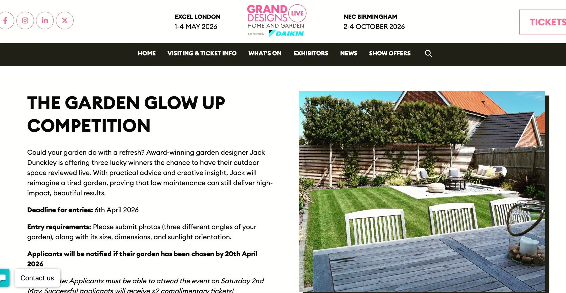 The low-maintenance garden glow up! 🌟

Following on from our exciting news about having a stand at this year's Grand Design Live, I will be hosting a live talk on Saturday 2nd May (2.15pm to 2.45pm) at the show. 

Here I will be talking about the lo