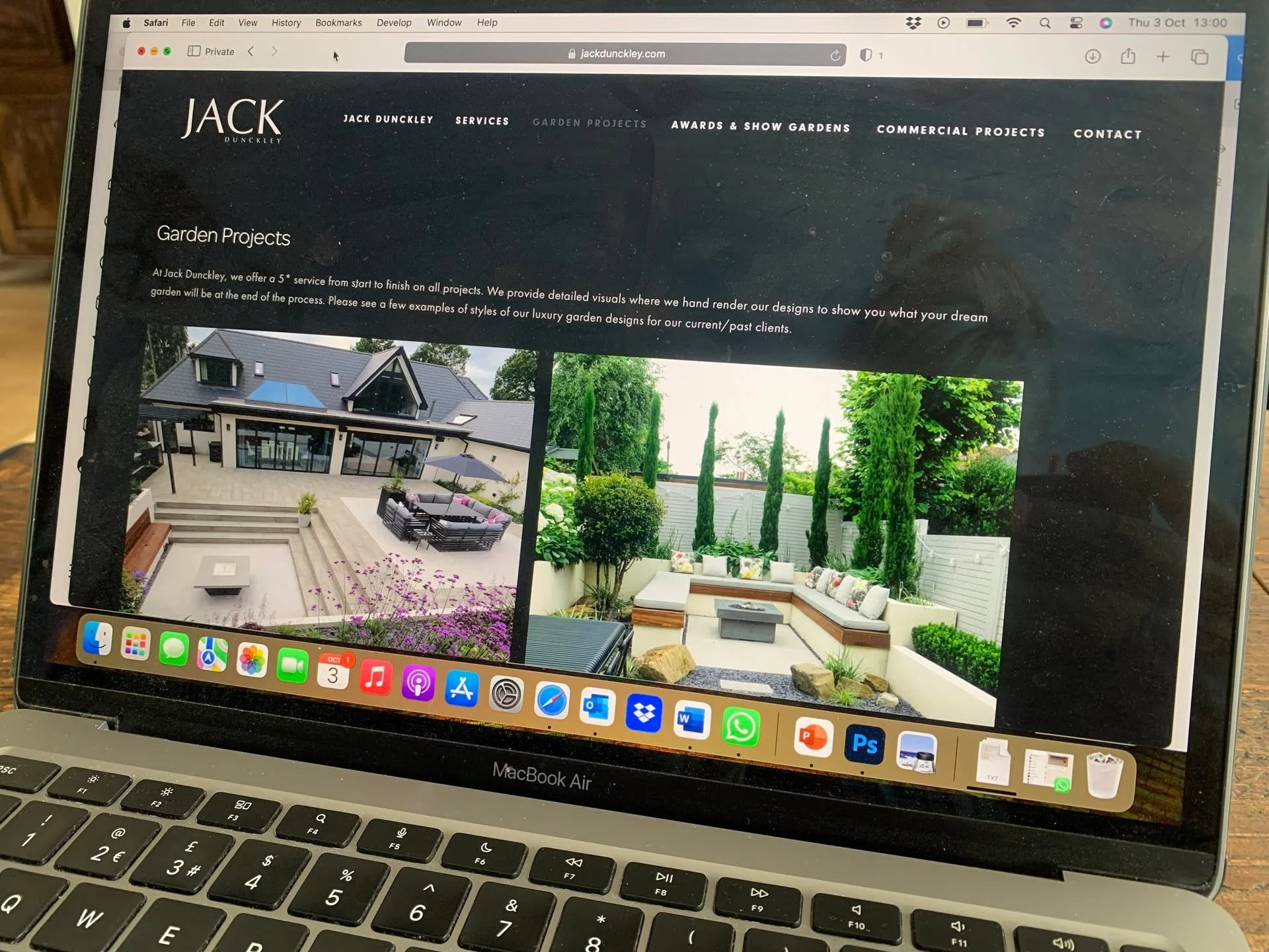 New look website! We are gradually rolling out new pages on to the website. Making it a much better experience for our clients and new clients to see examples of designs, gardens, show gardens etc. Please head to www.jackdunckley.com to see some beau