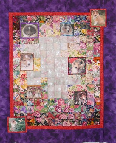 Puppy Flower Quilt.JPG