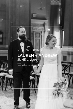 REAL WEDDING: Lauren + Andrew's Modern Brooklyn Summer Wedding