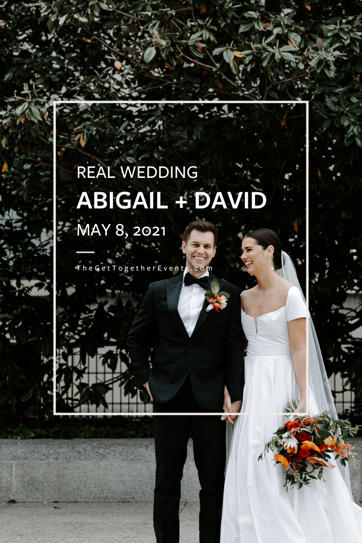 REAL WEDDING: Abigail and David at Saint Elle