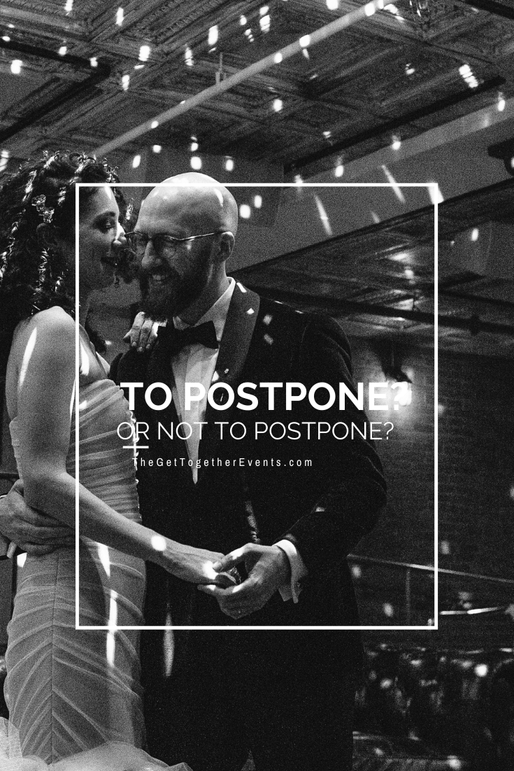 To Postpone or Not to Postpone Your Wedding? 