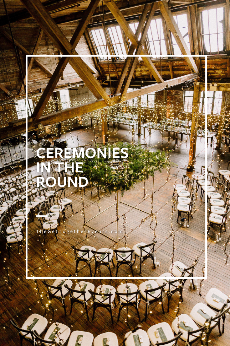 Wedding in the round ceremony | Honestweddingadvice.com