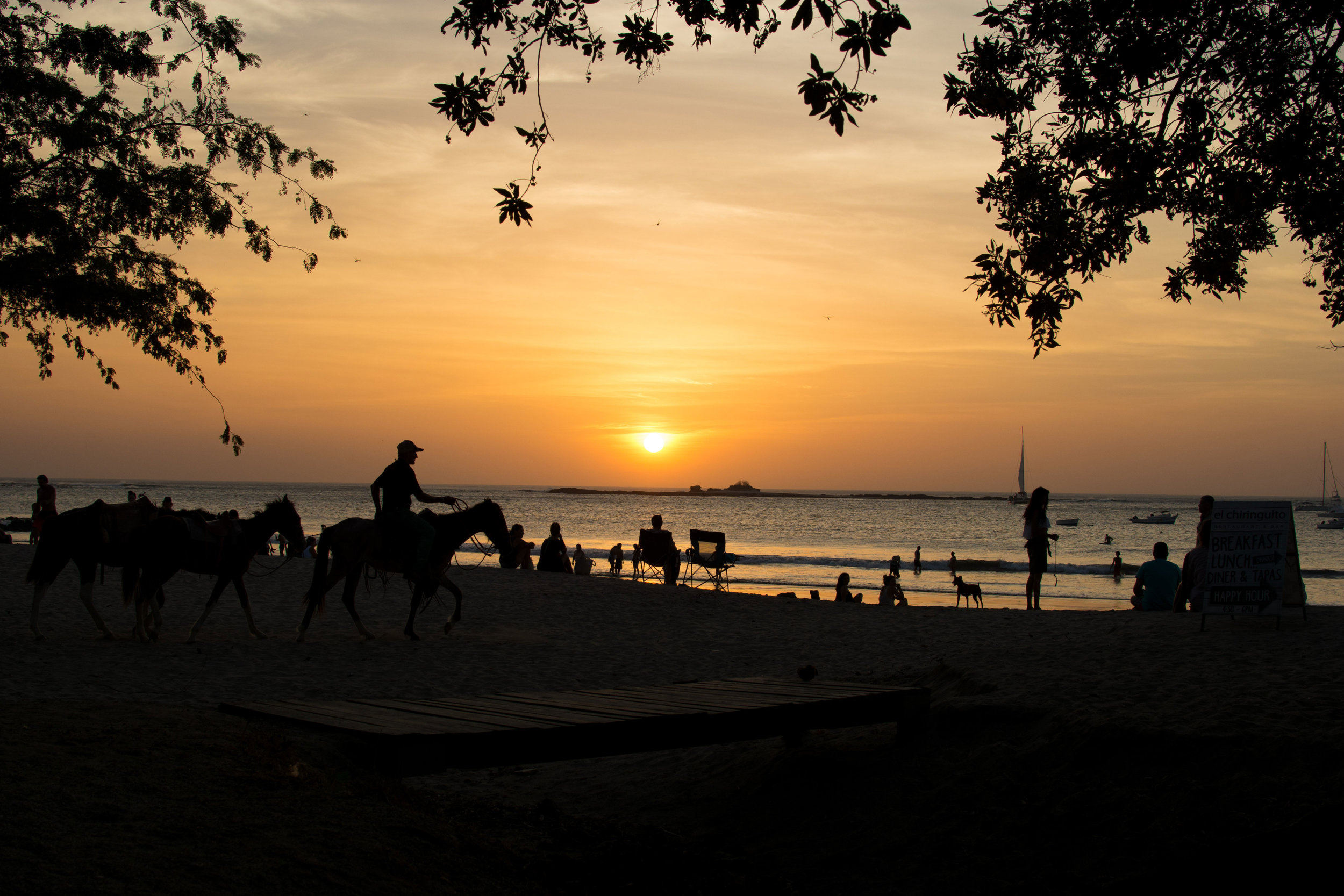 Sunset from Tamarindo Beach