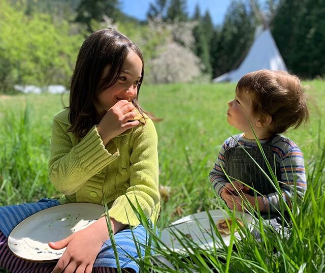 Back on the land... feels so right. What a perfect time to frolic amongst the wild flowers and babbling brooks and contemplate the complete and unfaltering nature of nature.. #brothersisterlove 
#homestead #motherearth #gratitude #thankful #garden #h