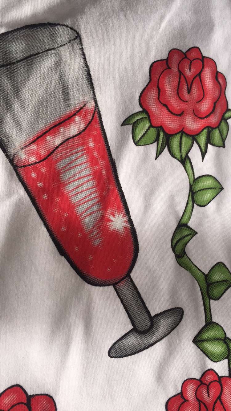Champain Rose Tee