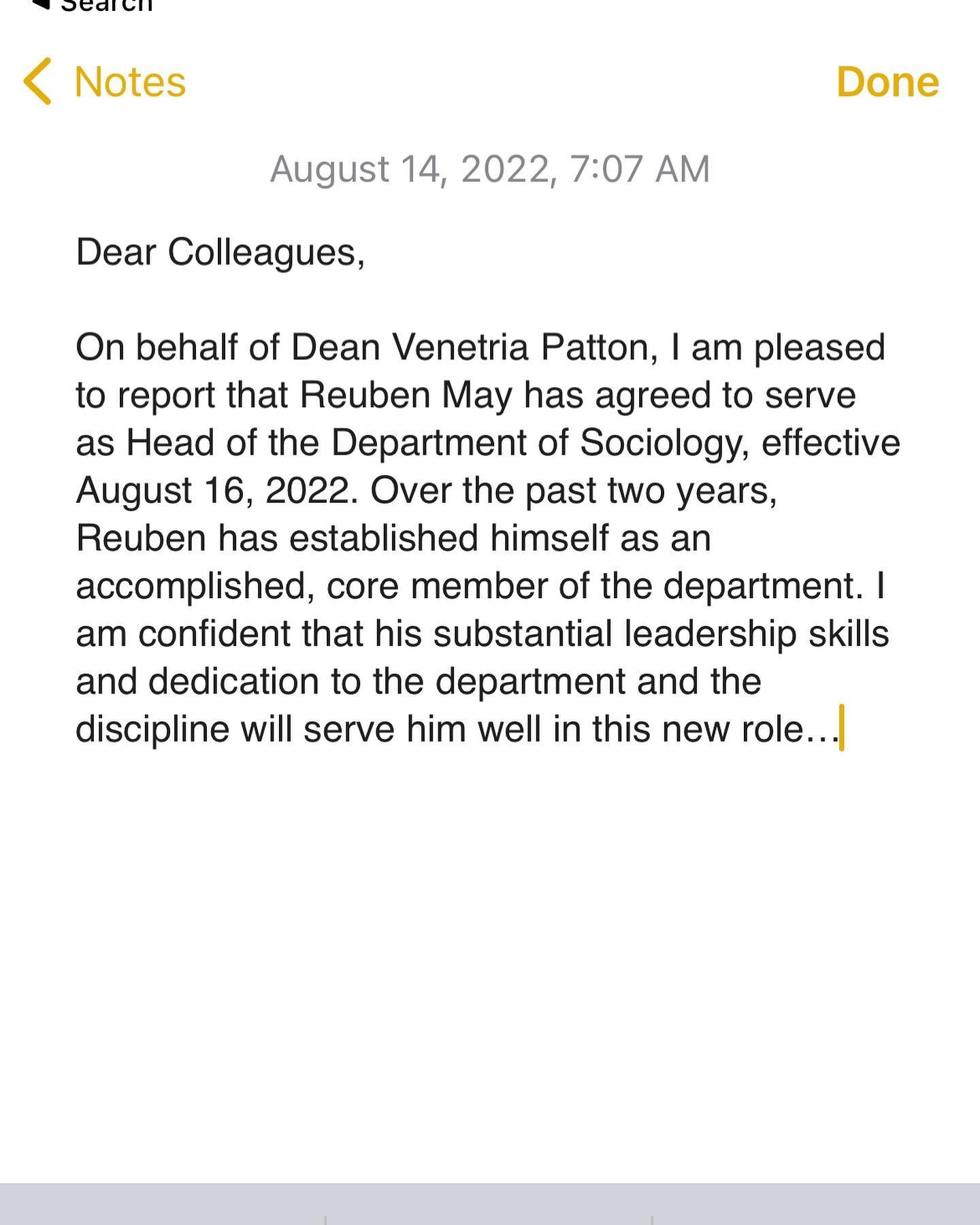 This email should have read, &ldquo;Department Head drops album&rdquo; to begin his appointment. 😂😂😂
#TheSummerofSkill