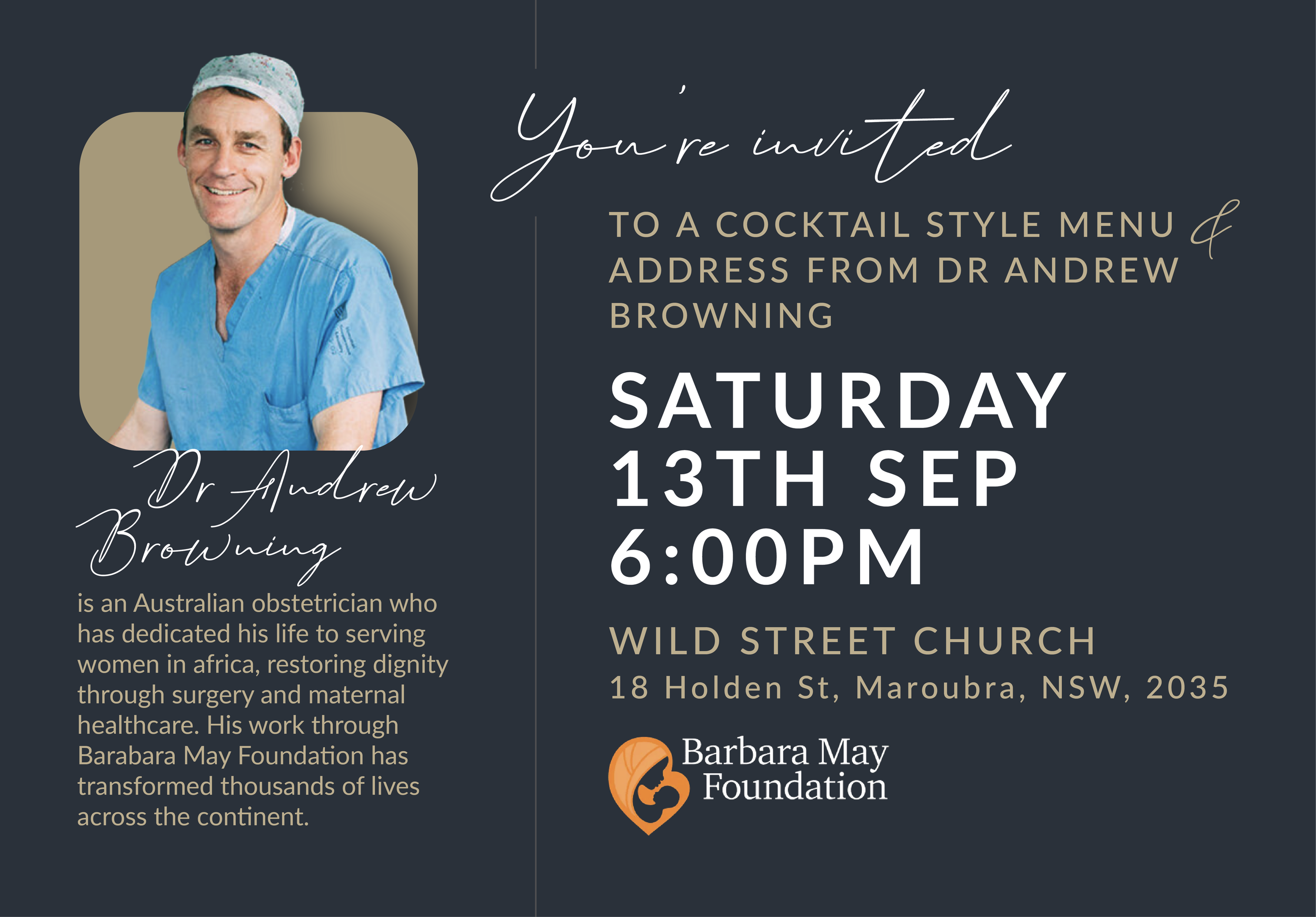 An Evening with Dr Andrew Browning